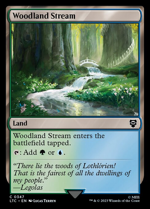 Woodland Stream highlighted card art