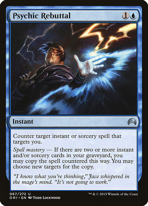Psychic Rebuttal highlighted card art