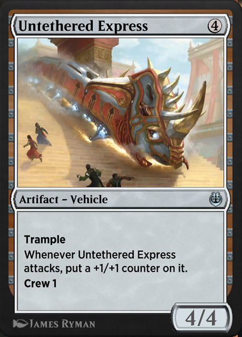 Untethered Express highlighted card art
