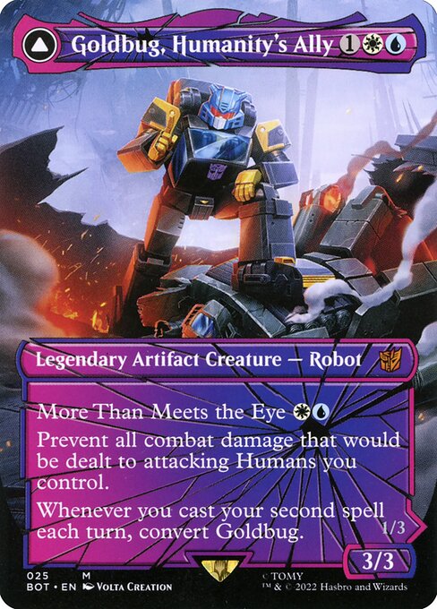 Goldbug, Humanity's Ally // Goldbug, Scrappy Scout from Transformers