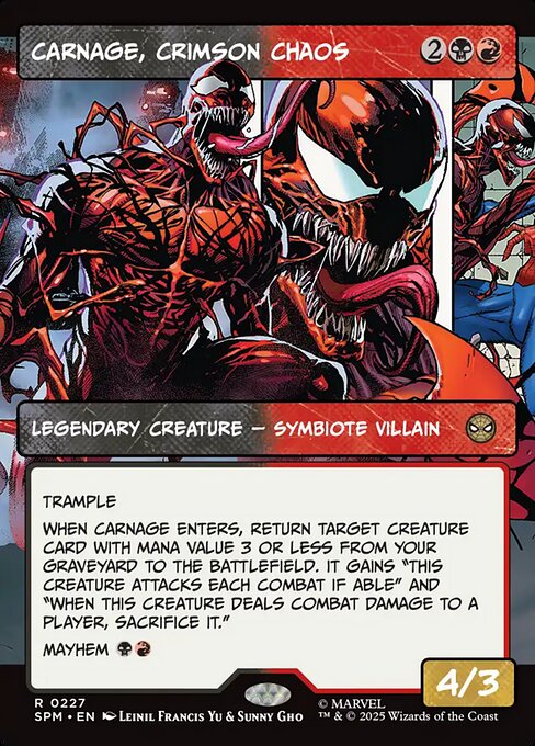 Carnage, Crimson Chaos from Marvel's Spider-Man