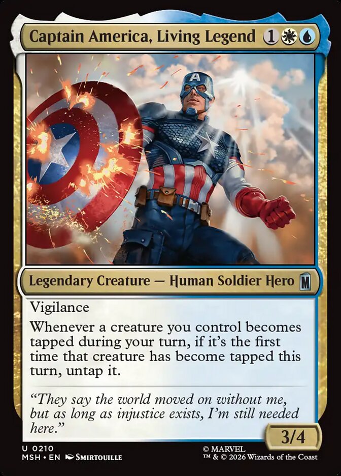 Captain America, Living Legend from Media and Collaboration Promos