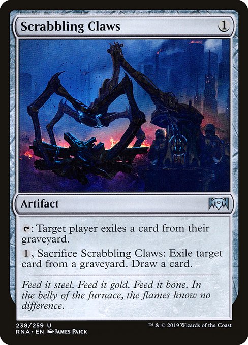 Scrabbling Claws highlighted card art