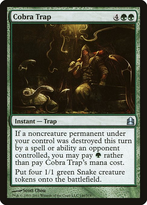 Cobra Trap from Commander 2011