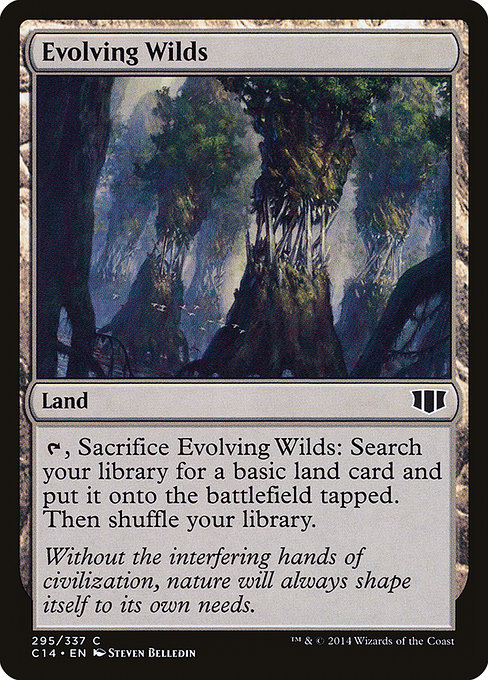 Evolving Wilds from Commander 2014