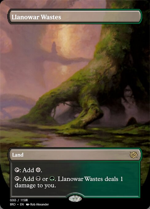 Llanowar Wastes from Magic Online Promos