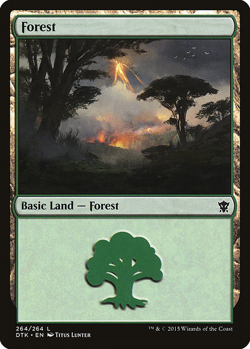 Forest from Dragons of Tarkir