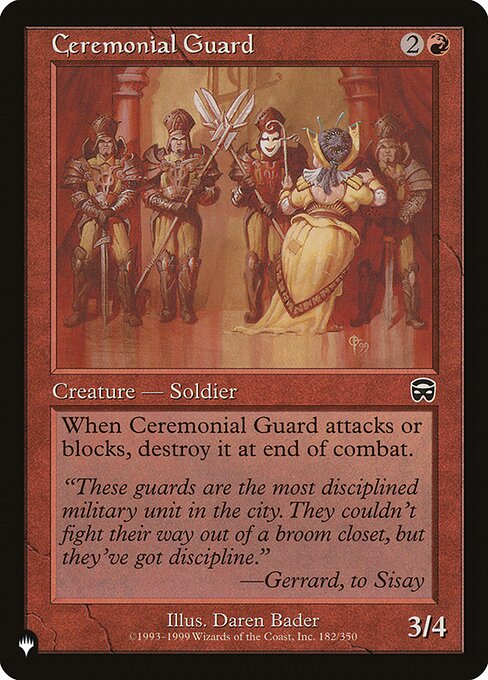 Ceremonial Guard highlighted card art