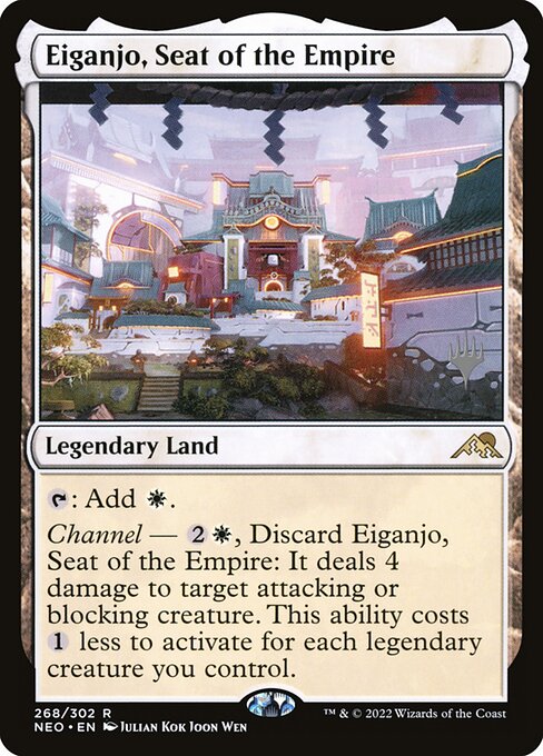 Eiganjo, Seat of the Empire from Kamigawa: Neon Dynasty Promos