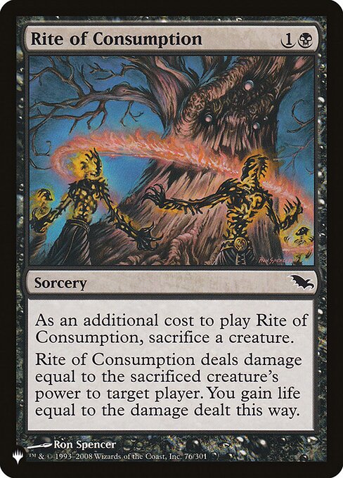 Rite of Consumption highlighted card art