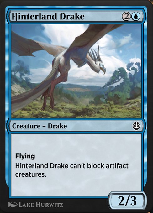 Hinterland Drake highlighted card art