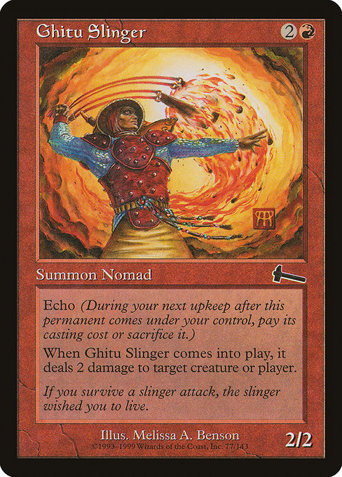 Ghitu Slinger from Urza's Legacy