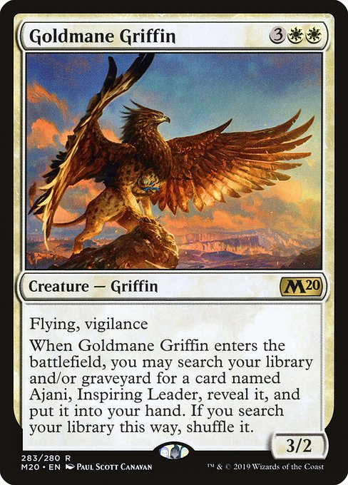 Goldmane Griffin highlighted card art