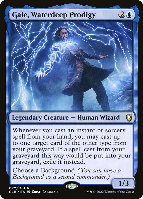 Gale, Waterdeep Prodigy from Commander Legends: Battle for Baldur's Gate
