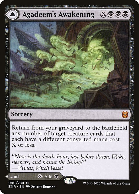 Agadeem's Awakening // Agadeem, the Undercrypt from Zendikar Rising