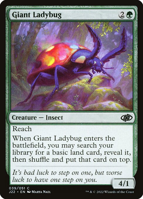 Giant Ladybug highlighted card art