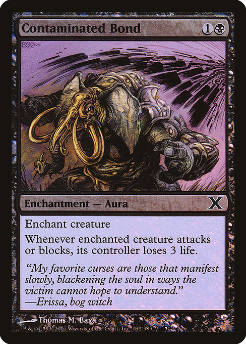 Contaminated Bond highlighted card art