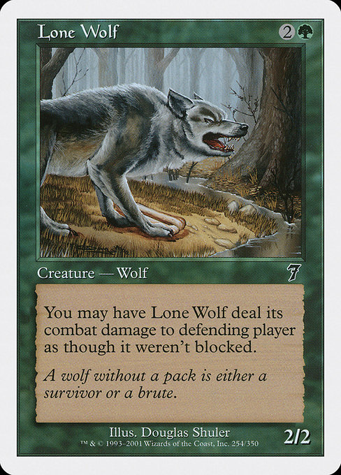 Lone Wolf from Seventh Edition