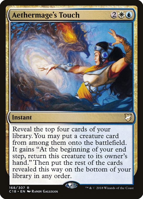 Aethermage's Touch from Commander 2018