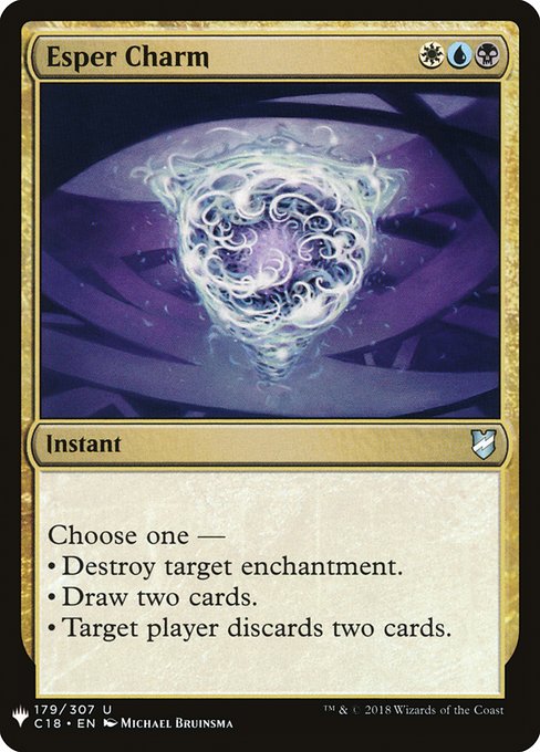 Esper Charm highlighted card art