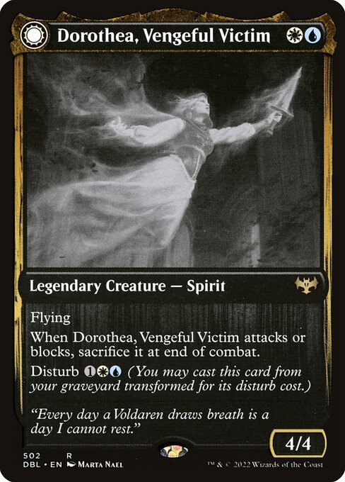 Dorothea, Vengeful Victim // Dorothea's Retribution from Innistrad: Double Feature
