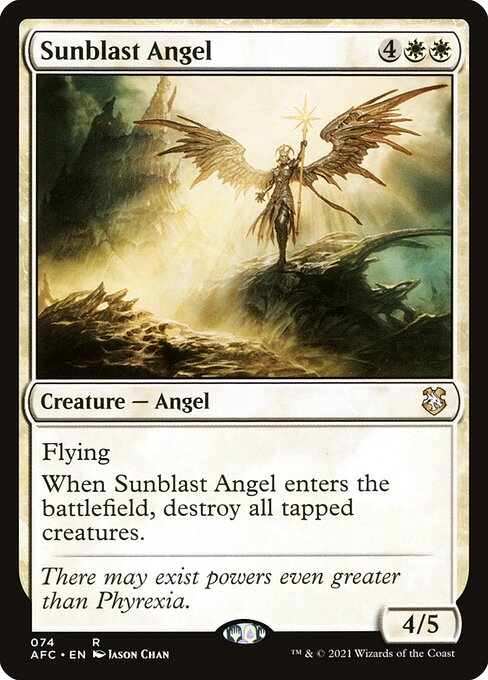 Sunblast Angel from Forgotten Realms Commander