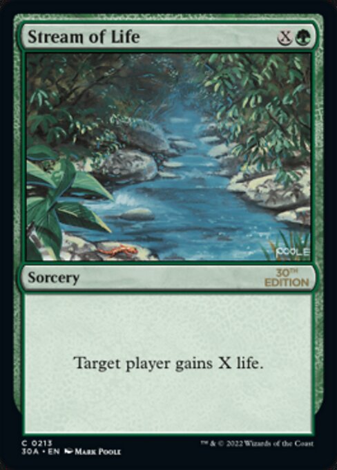 Stream of Life highlighted card art
