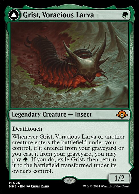 Grist, Voracious Larva // Grist, the Plague Swarm from Modern Horizons 3