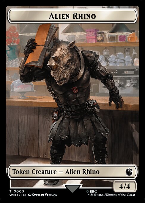 Alien Rhino highlighted card art
