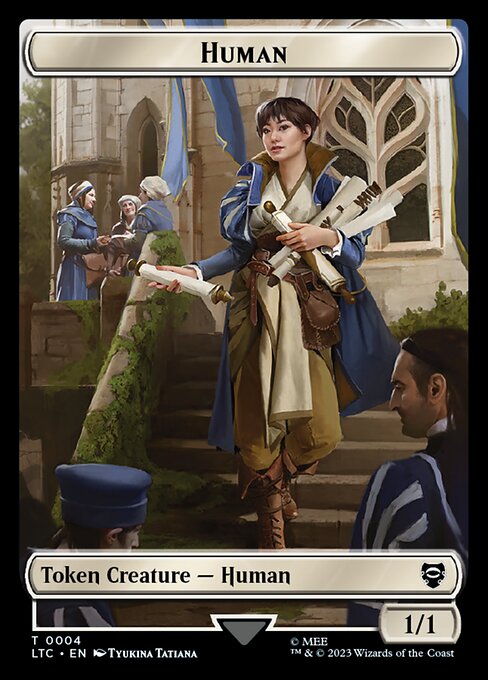 Human from Tales of Middle-earth Commander Tokens