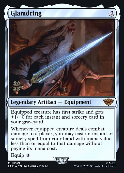 Glamdring from Tales of Middle-earth Promos