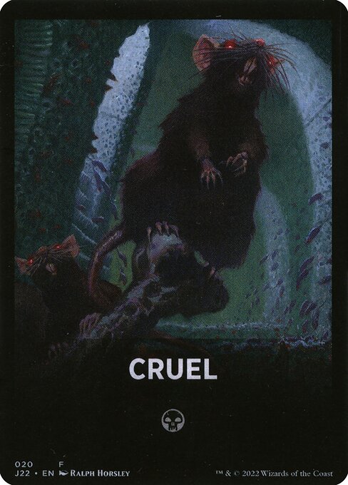 Cruel highlighted card art