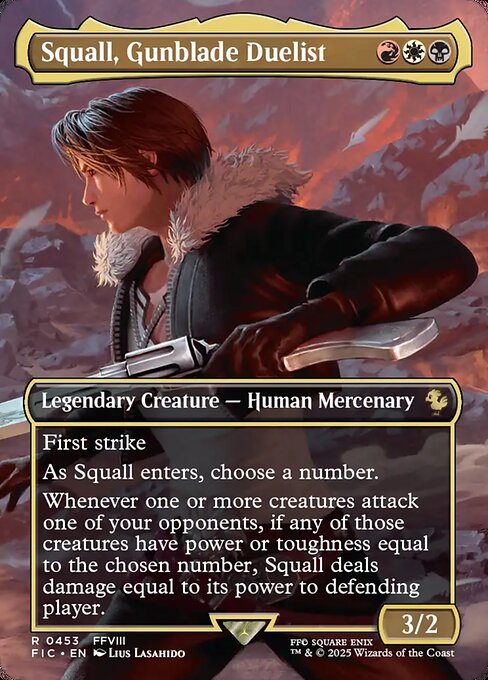 Squall, Gunblade Duelist highlighted card art