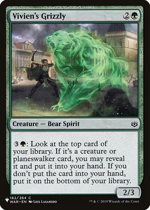 Vivien's Grizzly highlighted card art