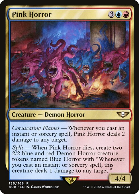 Pink Horror highlighted card art