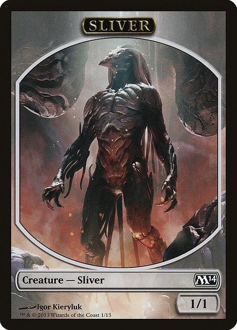 Sliver from Magic 2014 Tokens