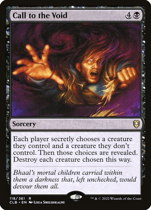 Call to the Void highlighted card art