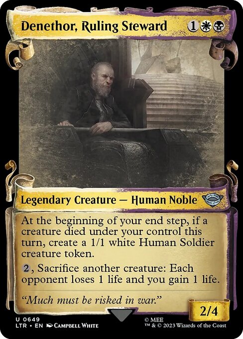 Denethor, Ruling Steward highlighted card art