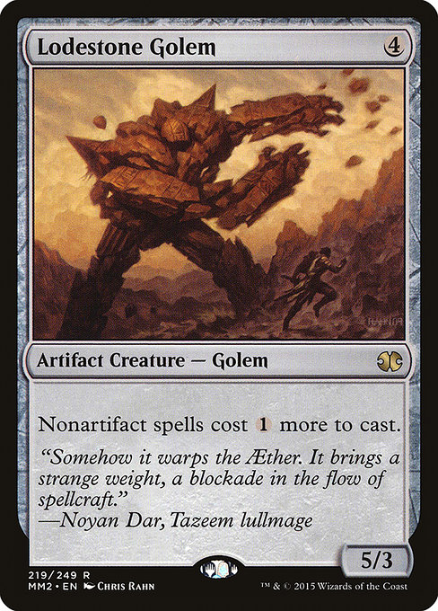 Lodestone Golem from Modern Masters 2015