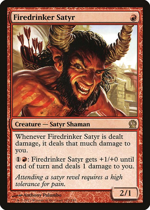 Firedrinker Satyr highlighted card art
