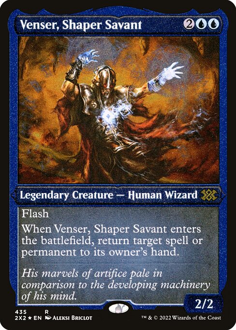 Venser, Shaper Savant from Double Masters 2022