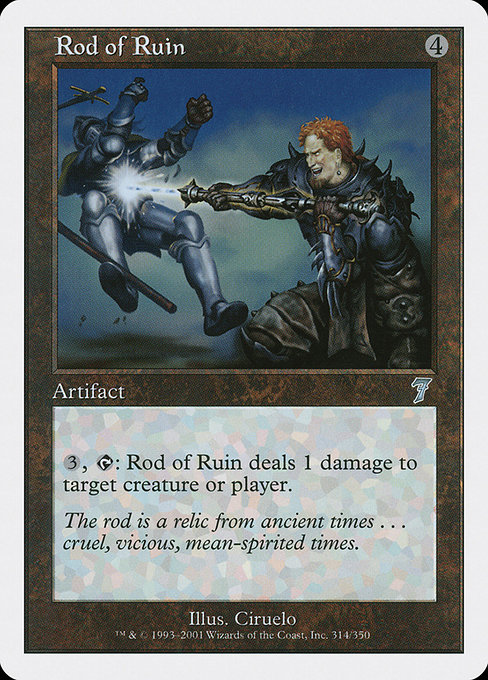 Rod of Ruin from Seventh Edition
