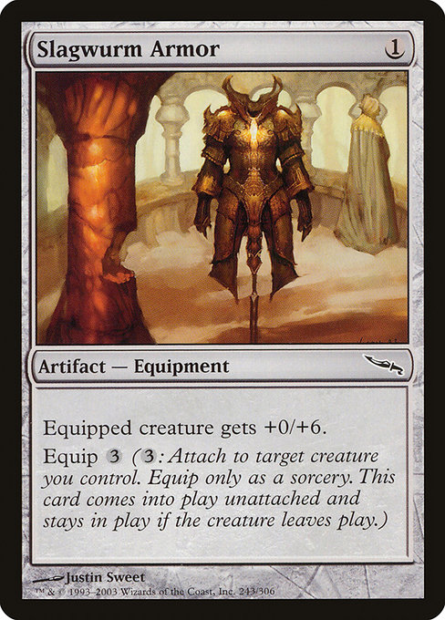Slagwurm Armor from Mirrodin