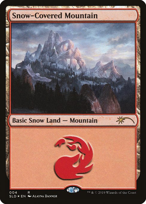 Snow-Covered Mountain from Secret Lair Drop