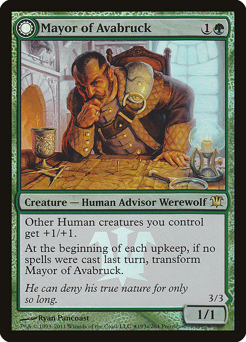 Mayor of Avabruck // Howlpack Alpha from Innistrad Promos