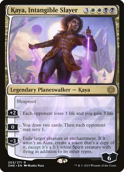 Kaya, Intangible Slayer from Phyrexia: All Will Be One