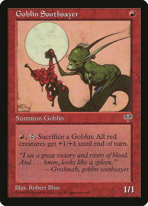 Goblin Soothsayer highlighted card art