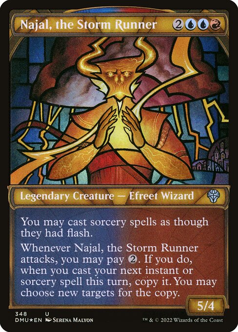 Najal, the Storm Runner highlighted card art