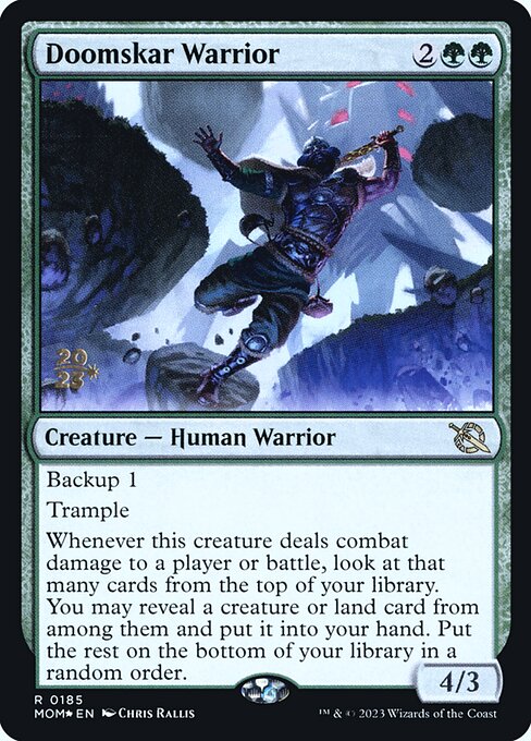 Doomskar Warrior from March of the Machine Promos