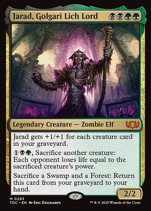 Jarad, Golgari Lich Lord highlighted card art